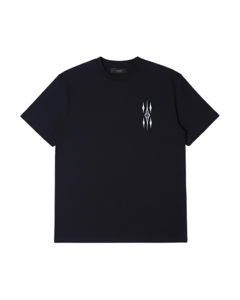 T-Shirt Amiri Argyle Tee Noir