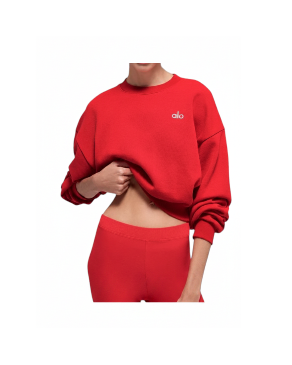 Sweat court col rond Alo