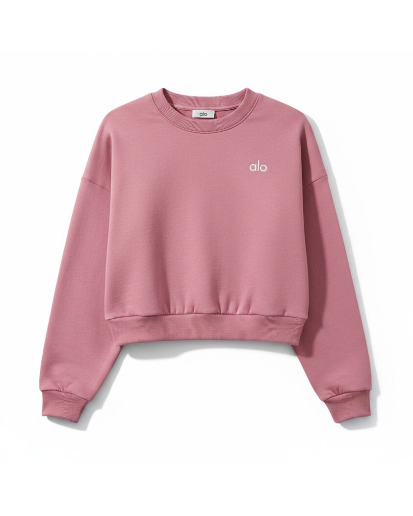 Sweat court col rond Alo