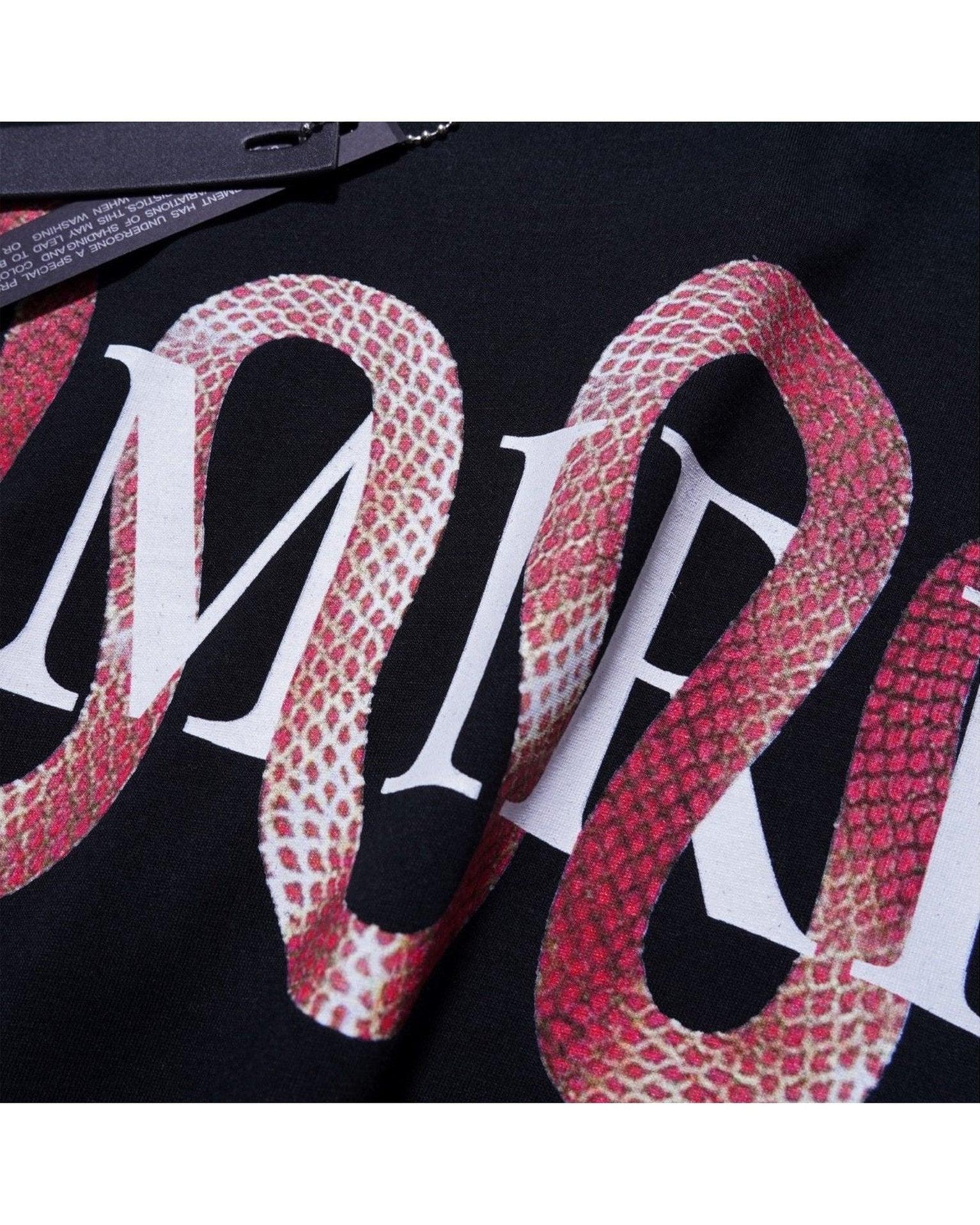 T-Shirt Amiri Snake Noir
