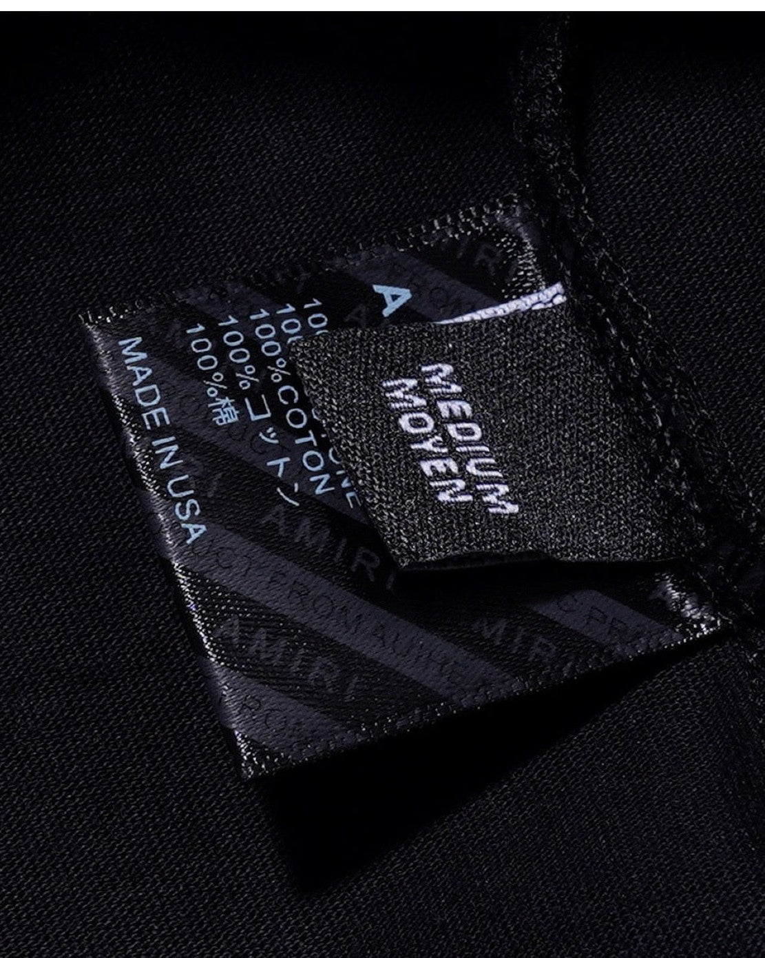 T-Shirt Amiri Snake Noir