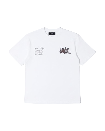 T-Shirt Amiri Tiger Blanc