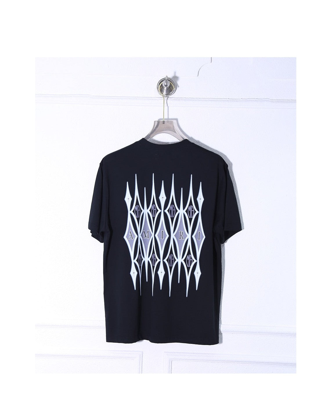T-Shirt Amiri Argyle Tee Noir