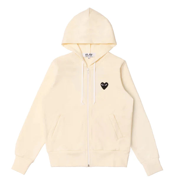 Sweat zippé à Capuche Comme Des Garçons® Coeur Noir