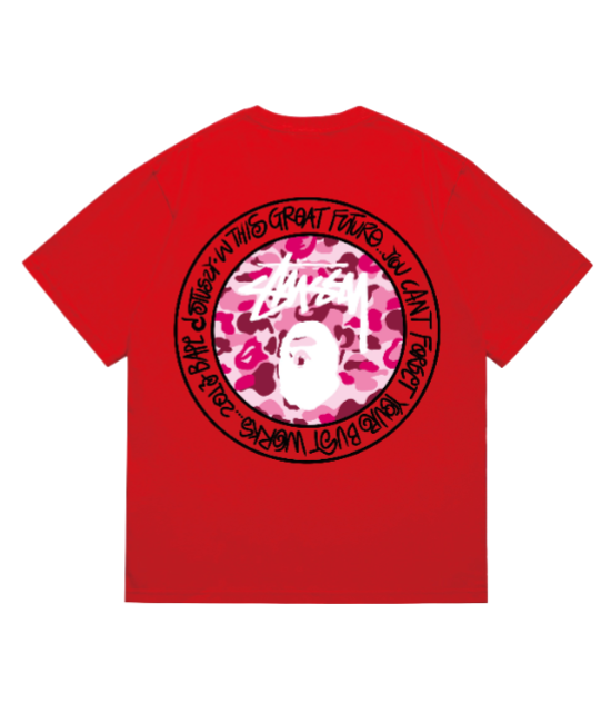 T-Shirt Bape® x Stüssy®