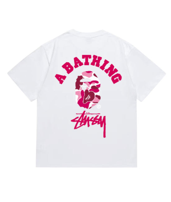 T-Shirt Bape® x Stüssy®
