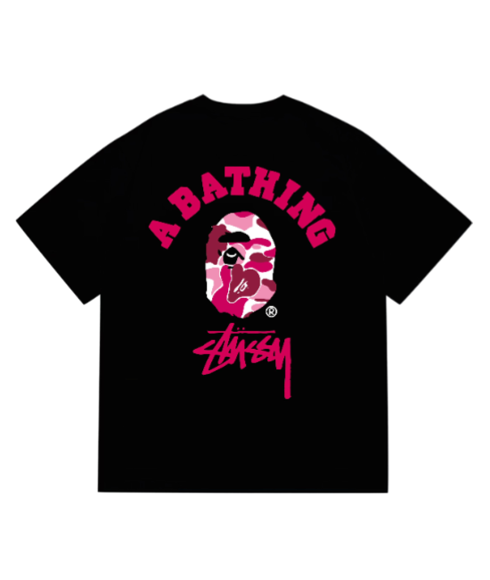 T-Shirt Bape® x Stüssy®