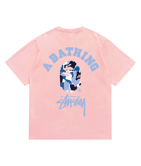 T-Shirt Bape® x Stüssy®