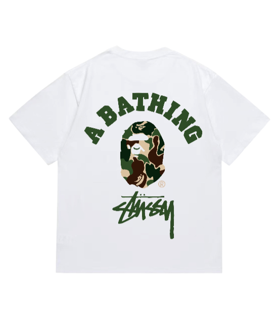 T-Shirt Bape® x Stüssy®