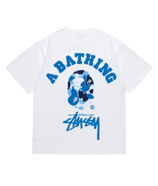 T-Shirt Bape® x Stüssy®