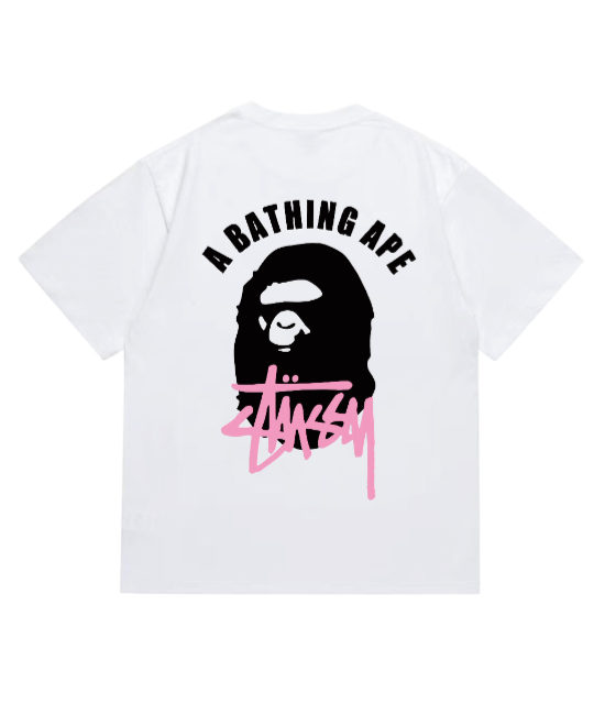 T-Shirt Bape® x Stüssy®