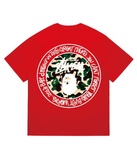 T-Shirt Bape® x Stüssy®
