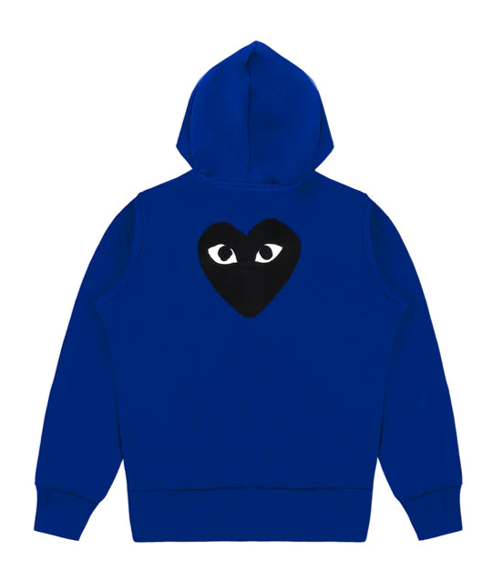 Sweat zippé à Capuche Comme Des Garçons® Coeur Noir