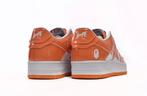 Bape® BapeSta Low White Orange