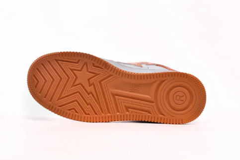 Bape® BapeSta Low White Orange