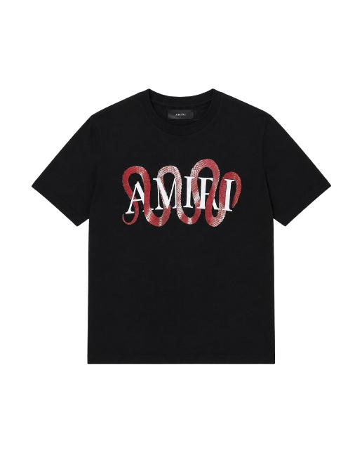 T-Shirt Amiri Snake Noir