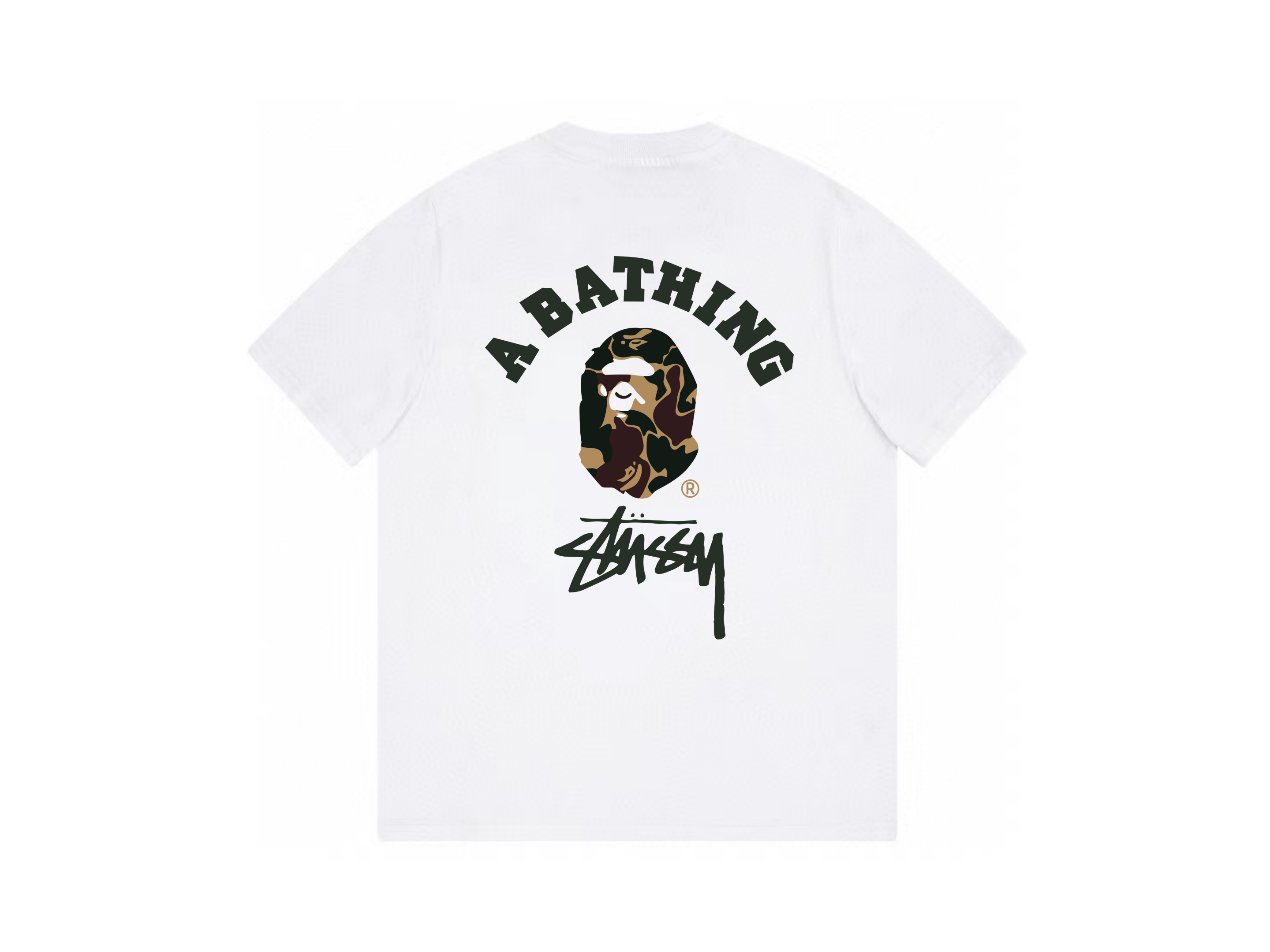 T-Shirt Stüssy® x A Bathing Ape®