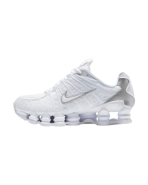 Nike® Shox Tl White Metallic Silver Orange Plugmarket - plugmarket.fr Sneakers