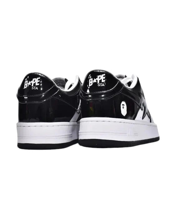 Bape® BapeSta Low Black White Plugmarket - plugmarket.fr Sneakers