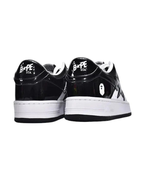 Bape® BapeSta Low Black White Plugmarket - plugmarket.fr Sneakers