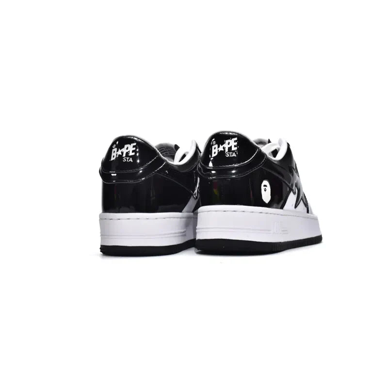 Bape® BapeSta Low Black White