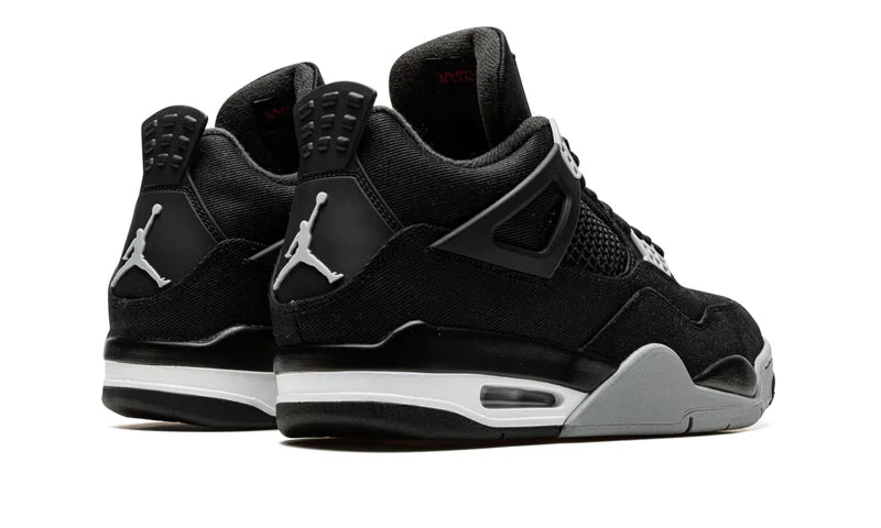 Air Jordan® 4 Black Canvas
