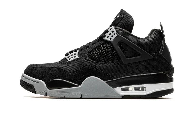 Air Jordan® 4 Black Canvas