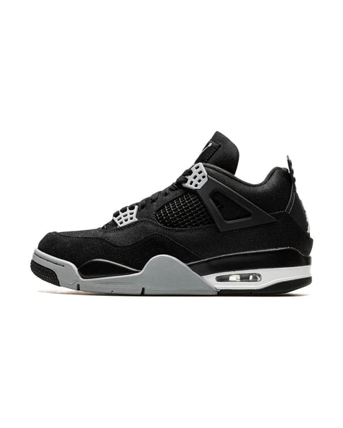 Air Jordan® 4 Black Canvas Plugmarket - plugmarket.fr Sneakers