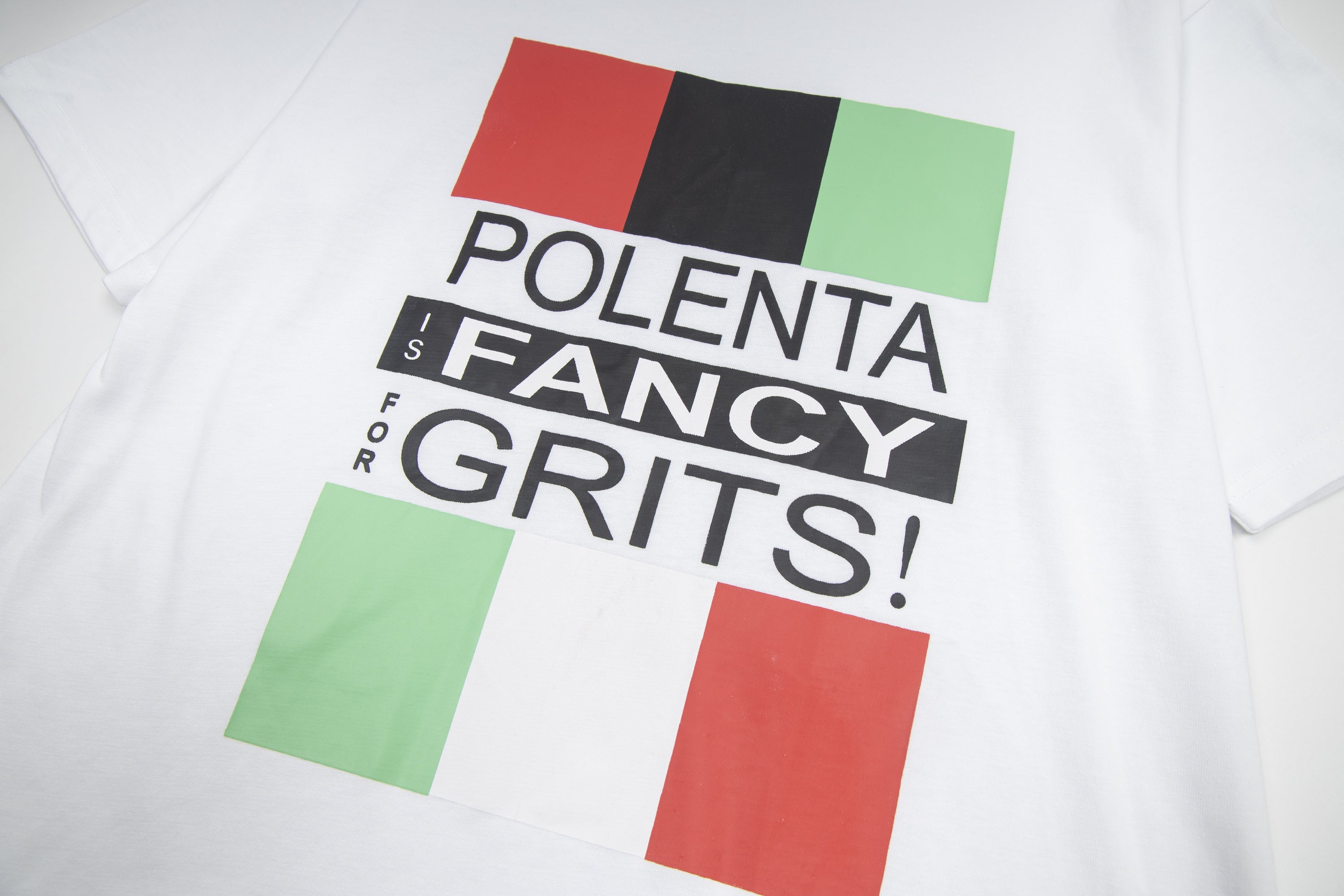 T-Shirt Denim Tears Polenta Is Fancy For Grits ®