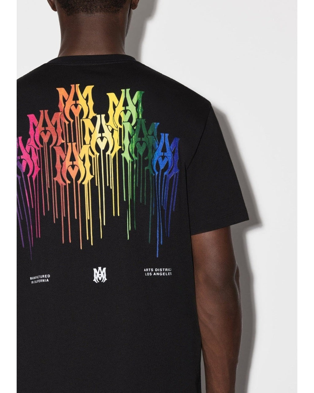 T-Shirt Amiri MA Drip Collage Noir