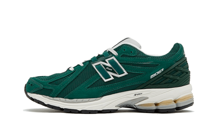 New Balance® 1906r Green Suede Metallic Silver