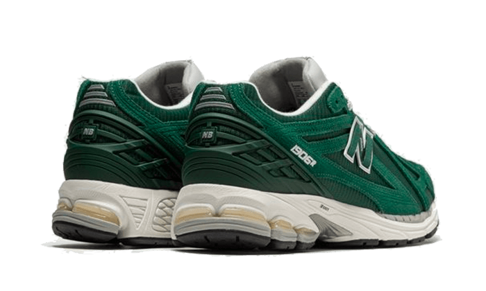 New Balance® 1906r Green Suede Metallic Silver