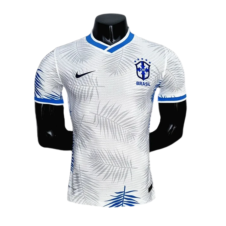 Maillot Concept Brésil Blanc Feuilles
