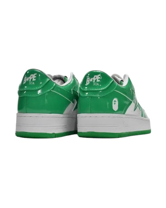 Bape® BapeSta Low White Green Plugmarket - plugmarket.fr Sneakers
